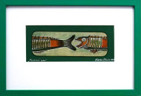 PRODÁNO. Viktor Preiss - Plechová ryba - originál kresba